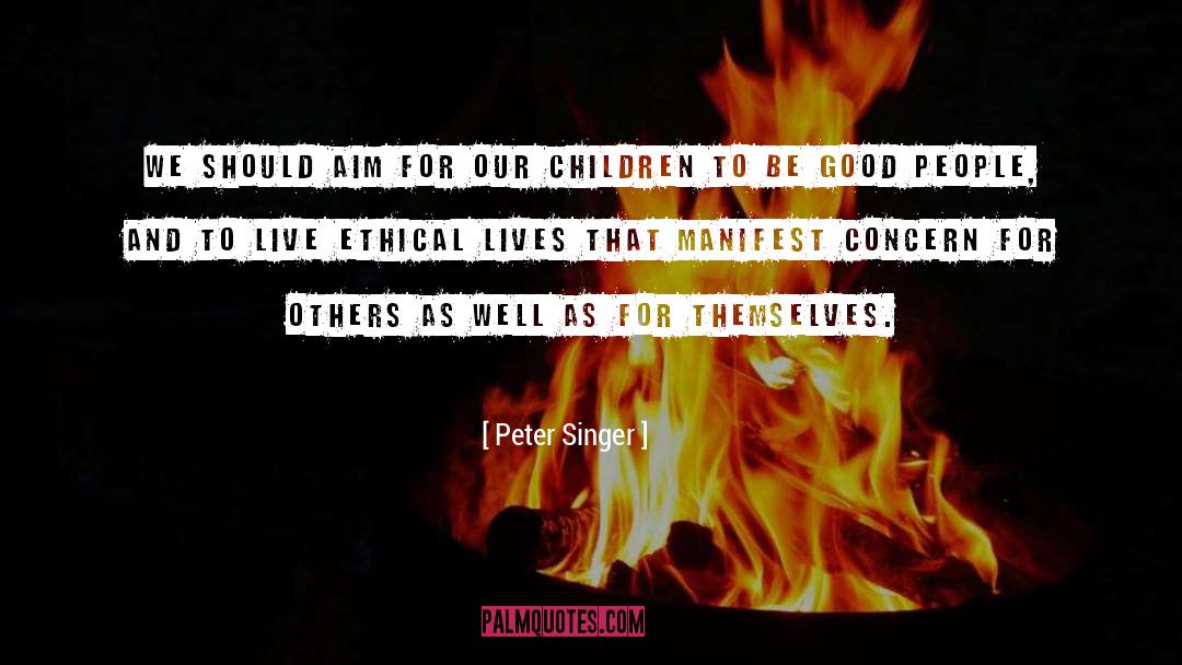 Good Aim quotes by Peter Singer