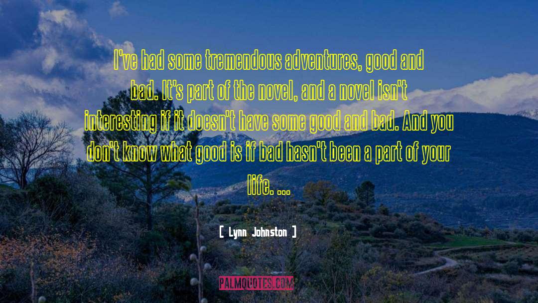 Good And Bad quotes by Lynn Johnston