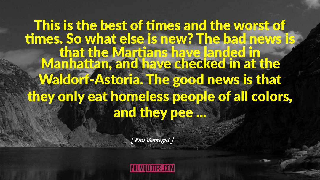 Good And Bad Times In Life quotes by Kurt Vonnegut
