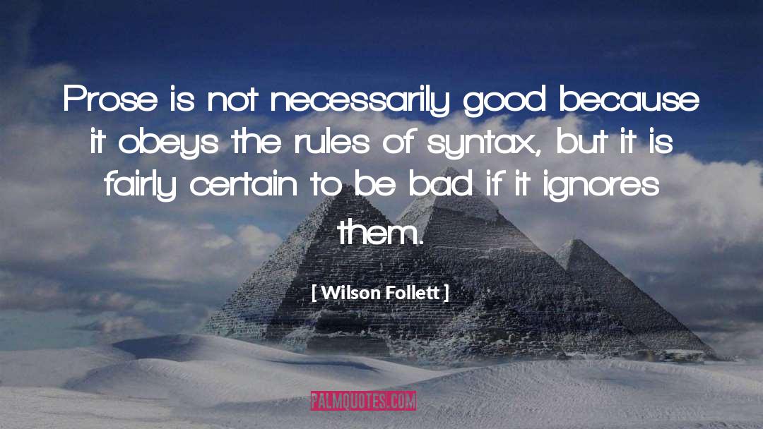 Good Apple quotes by Wilson Follett