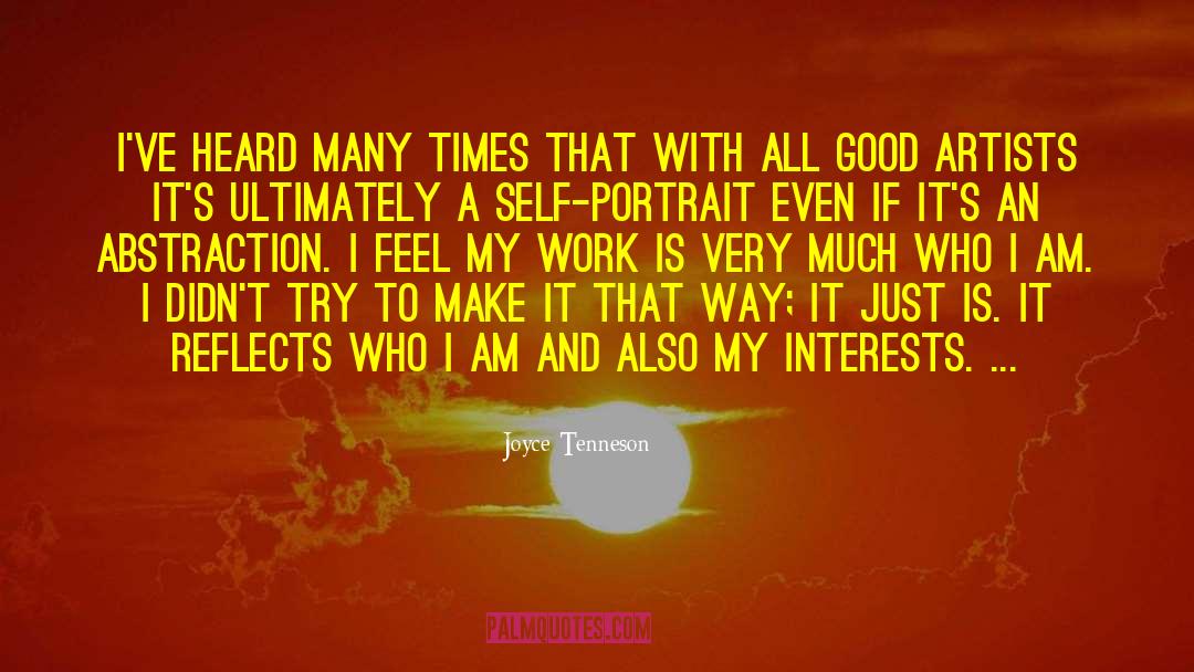 Good Artist quotes by Joyce Tenneson