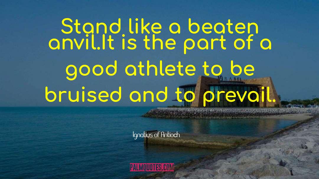 Good Athlete quotes by Ignatius Of Antioch