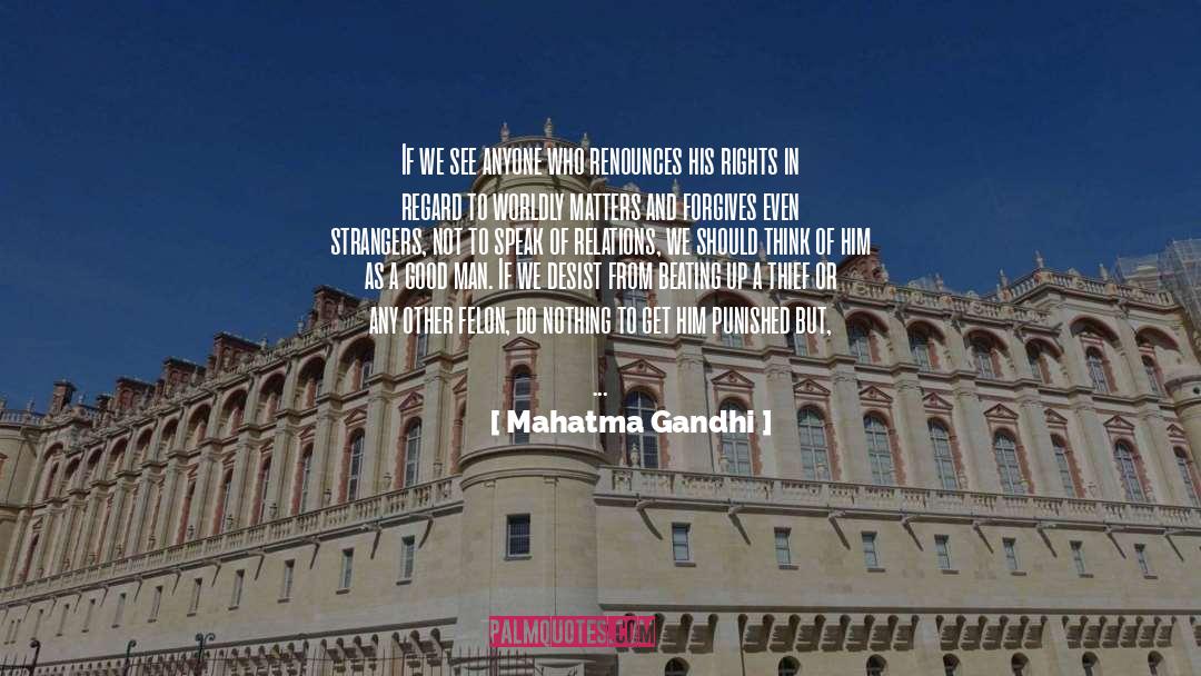 Good Beating Evil quotes by Mahatma Gandhi
