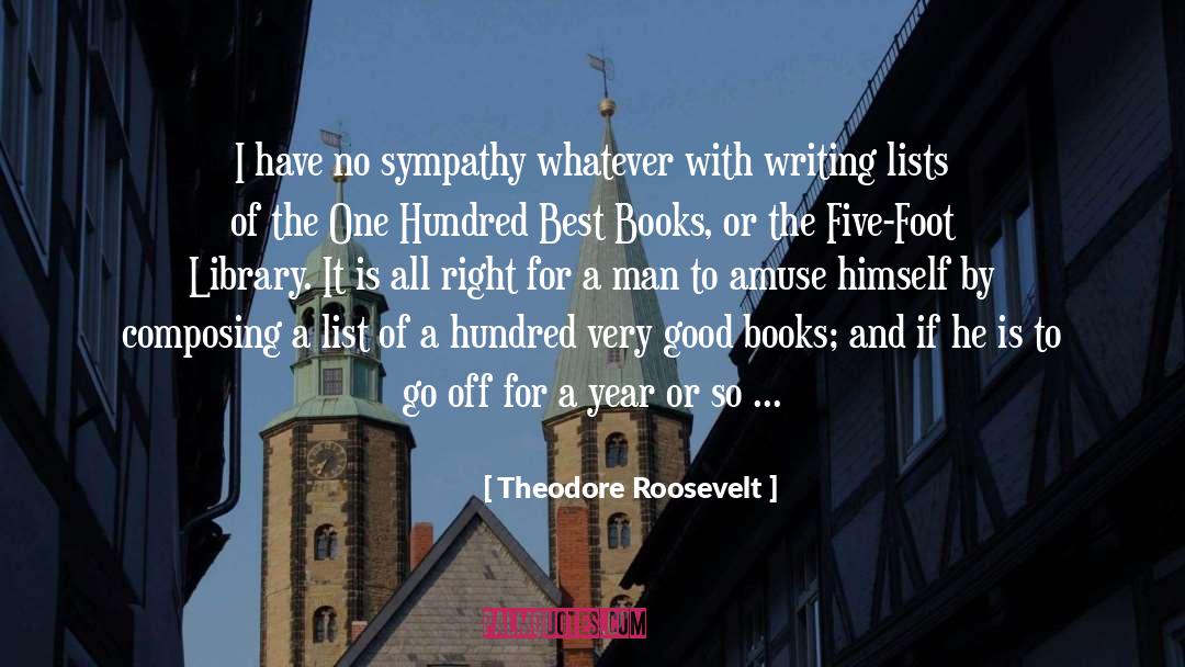 Good Books quotes by Theodore Roosevelt