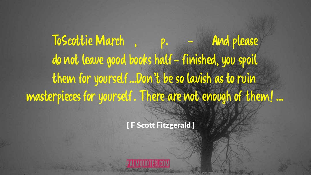 Good Books quotes by F Scott Fitzgerald