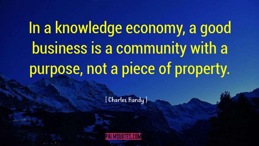 Good Business quotes by Charles Handy