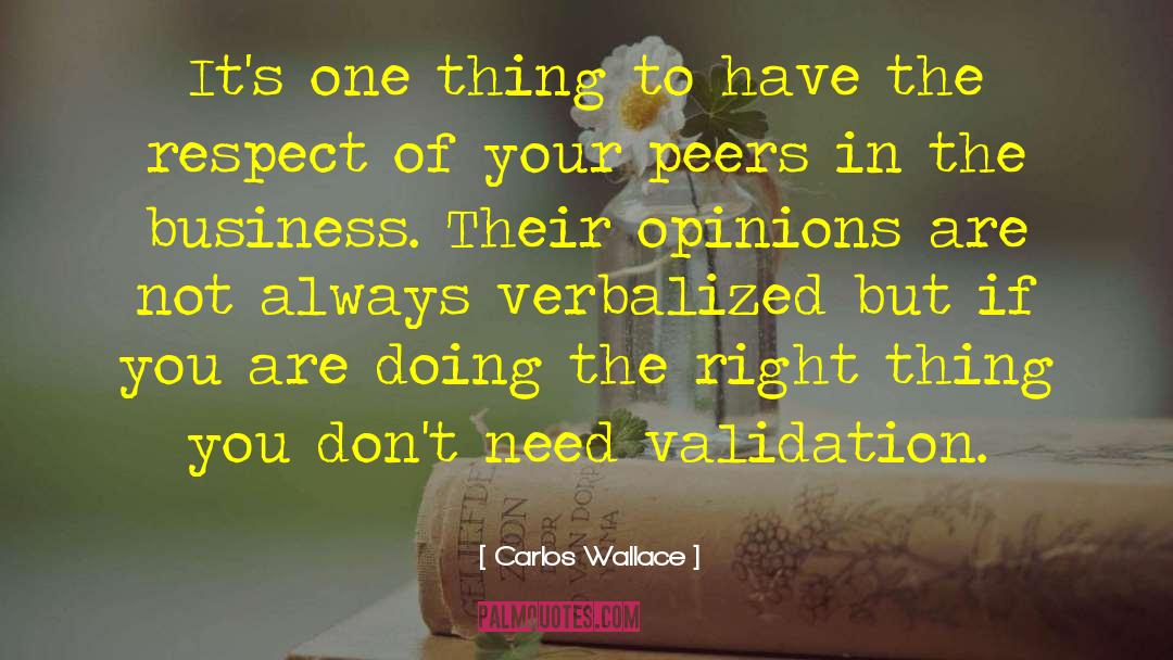 Good Business quotes by Carlos Wallace