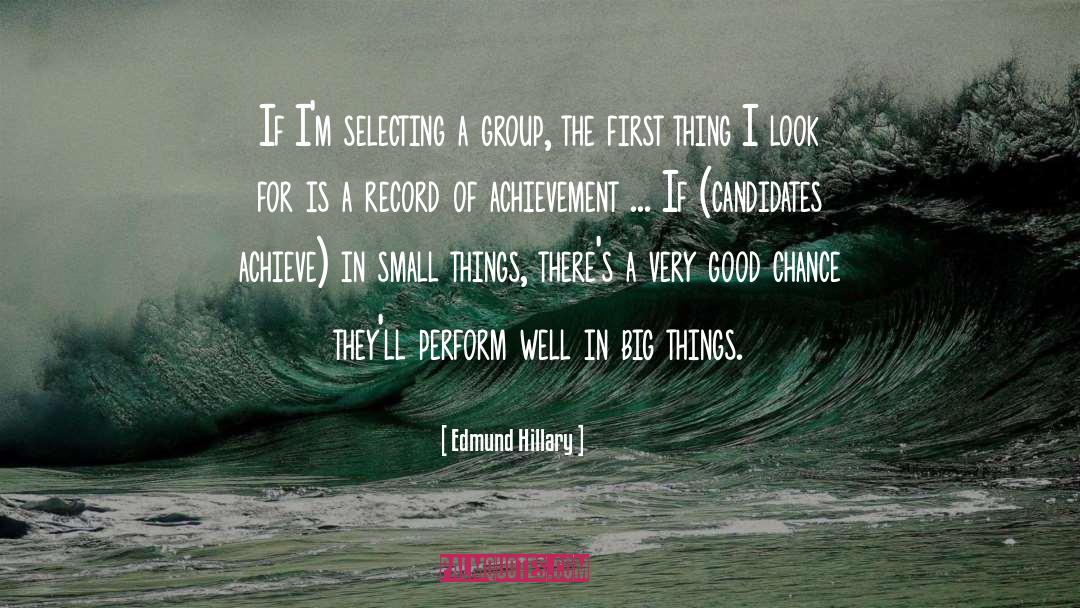 Good Chance quotes by Edmund Hillary