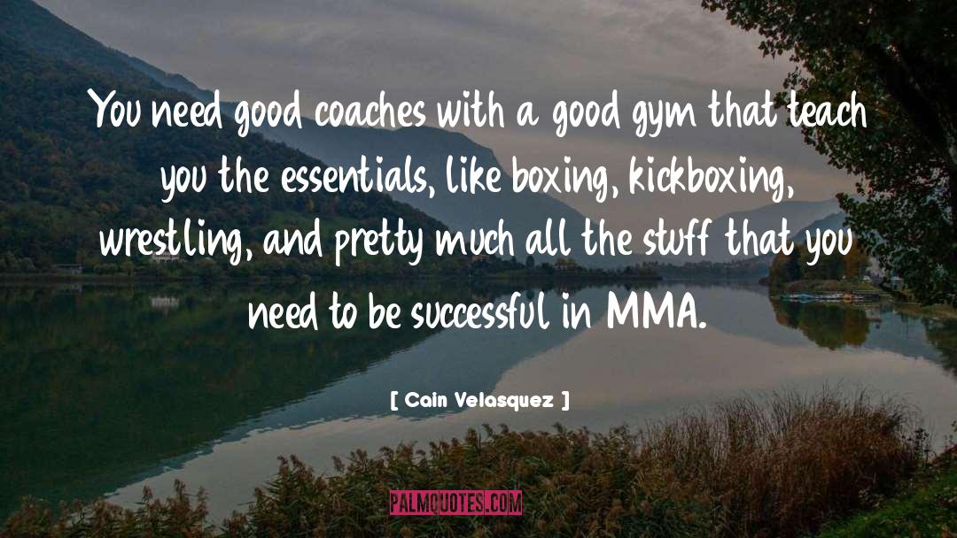 Good Coaches quotes by Cain Velasquez