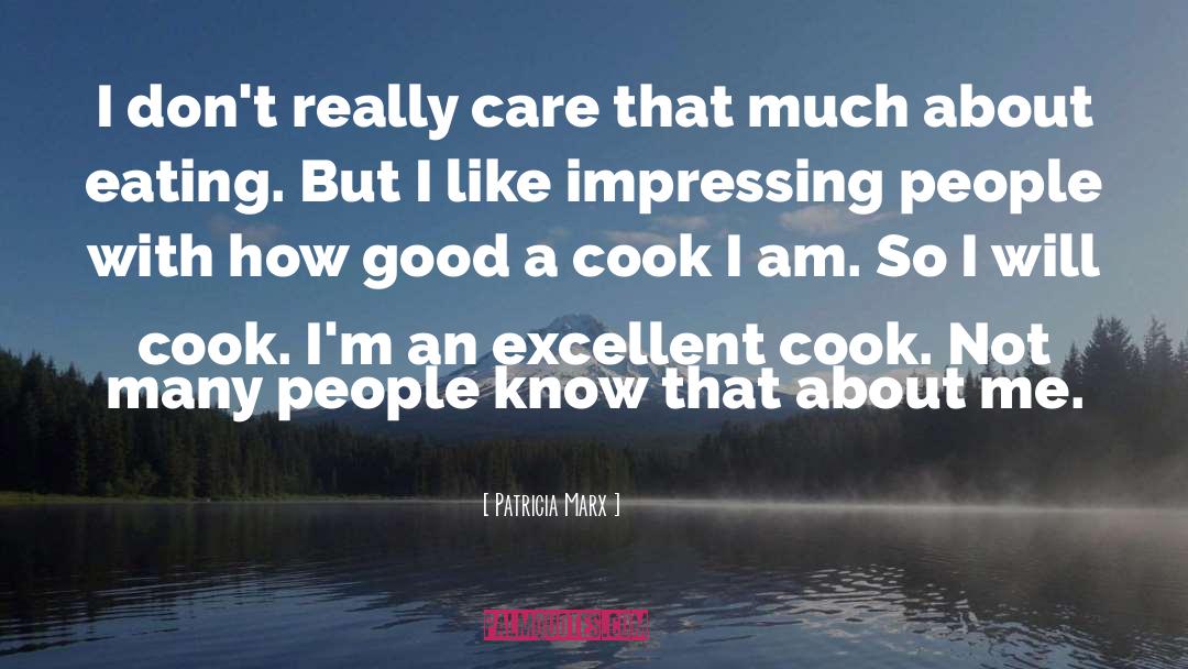 Good Cook Husband quotes by Patricia Marx