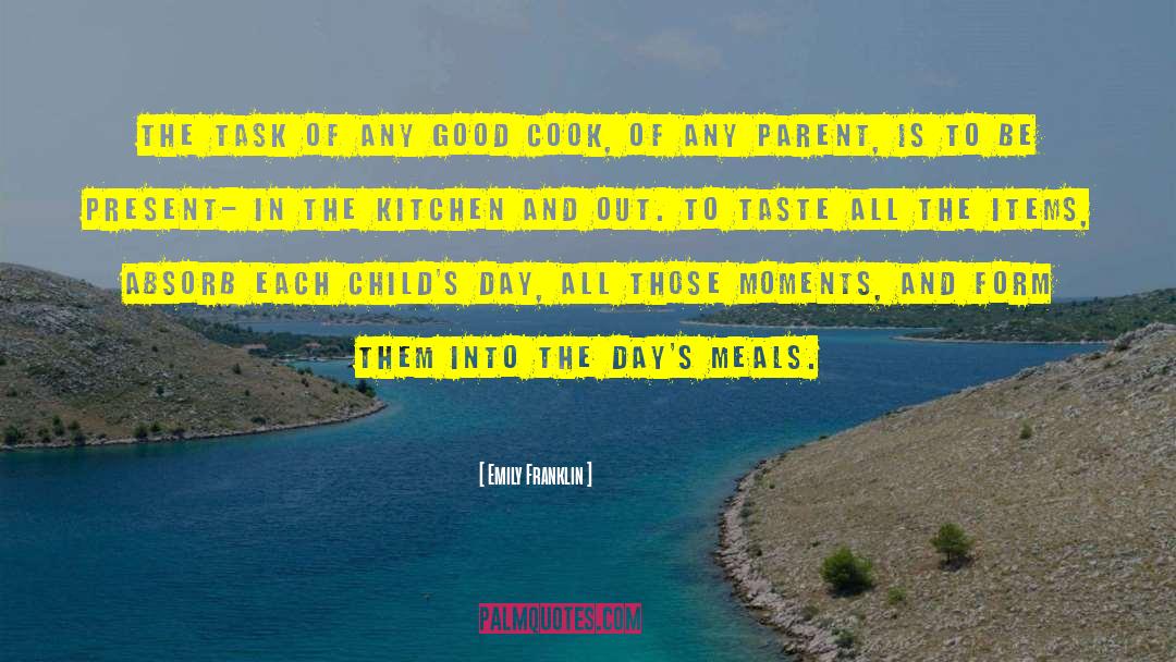 Good Cook quotes by Emily Franklin