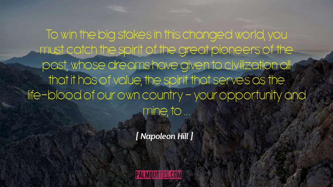 Good Country quotes by Napoleon Hill