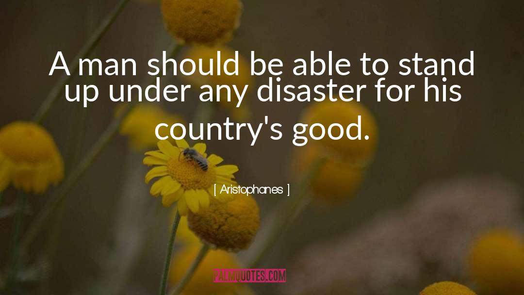 Good Country quotes by Aristophanes