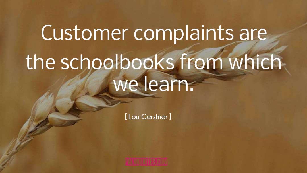 Good Customer Service quotes by Lou Gerstner