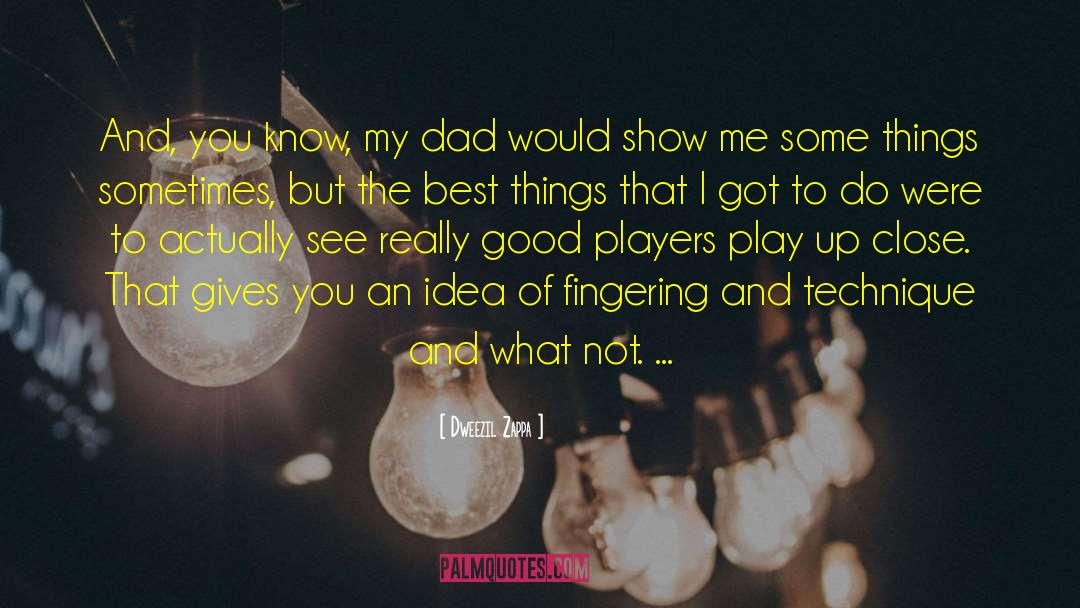 Good Dad quotes by Dweezil Zappa
