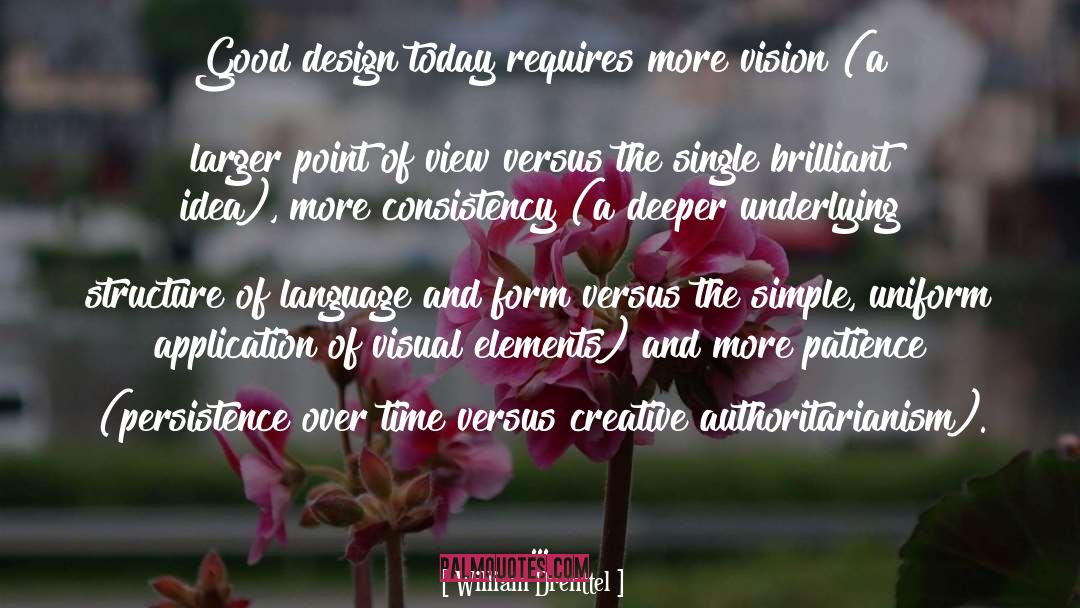 Good Design quotes by William Drenttel