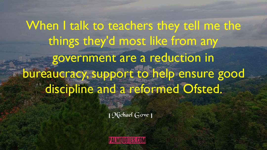 Good Discipline quotes by Michael Gove