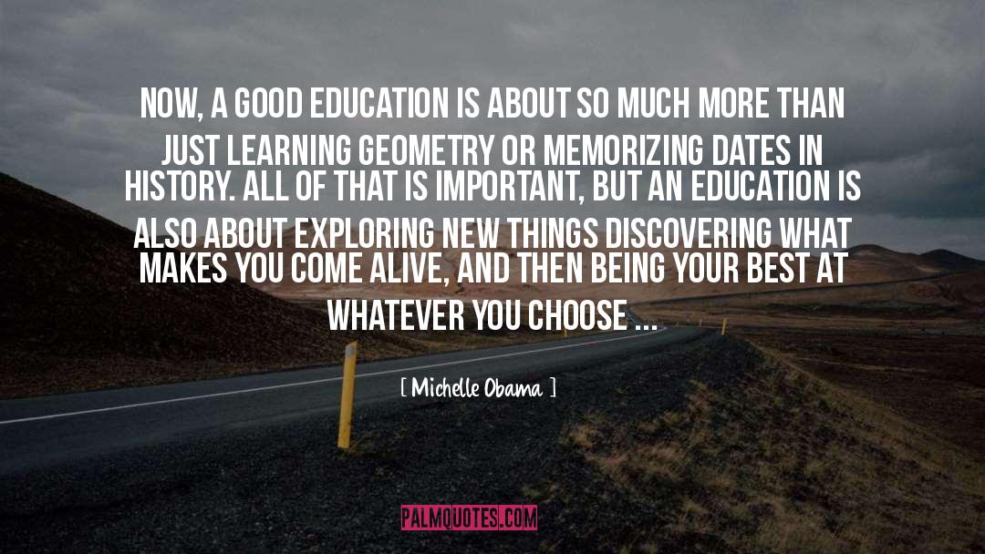 Good Education quotes by Michelle Obama