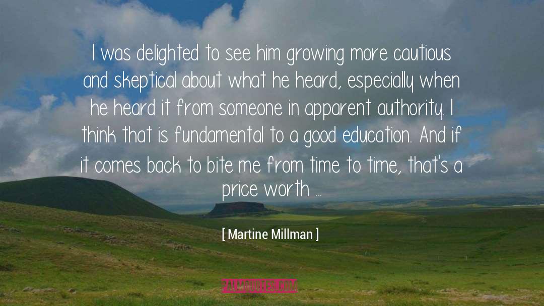 Good Education quotes by Martine Millman