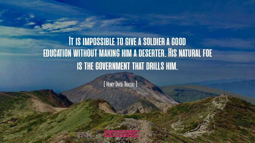 Good Education quotes by Henry David Thoreau