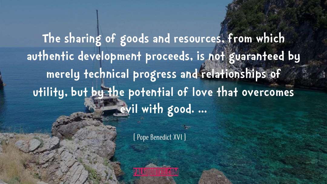 Good Evil quotes by Pope Benedict XVI