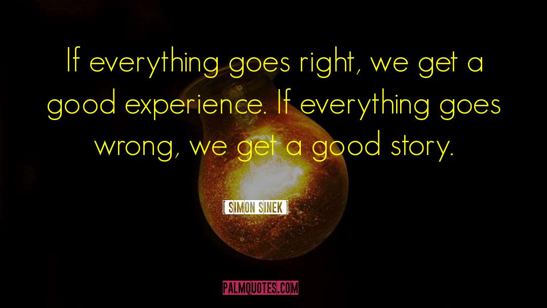 Good Experiences quotes by Simon Sinek