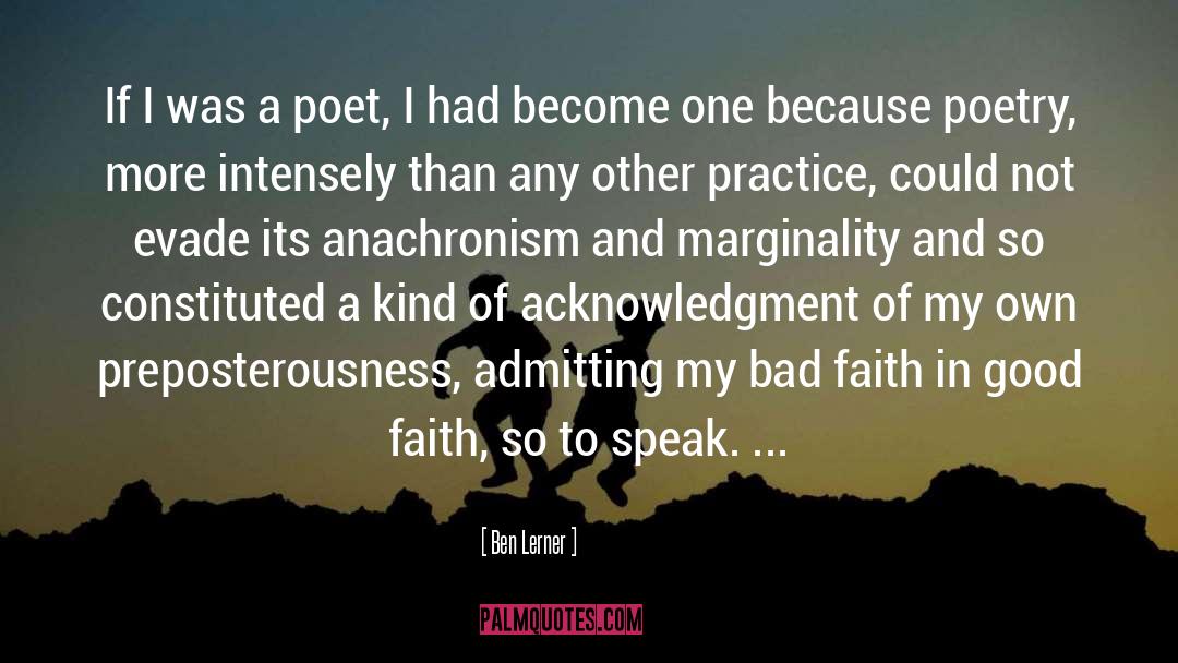 Good Faith quotes by Ben Lerner