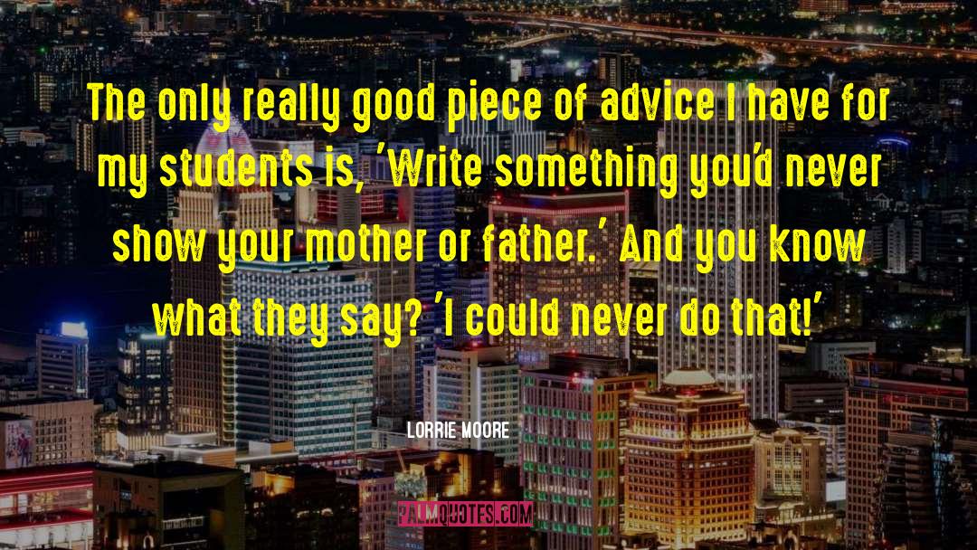 Good Father quotes by Lorrie Moore