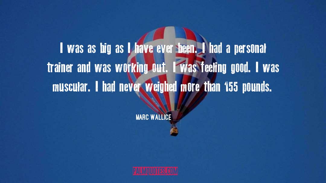 Good Feeling quotes by Marc Wallice