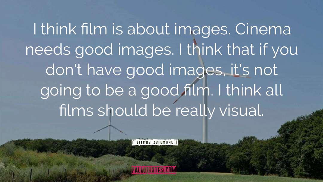 Good Films quotes by Vilmos Zsigmond