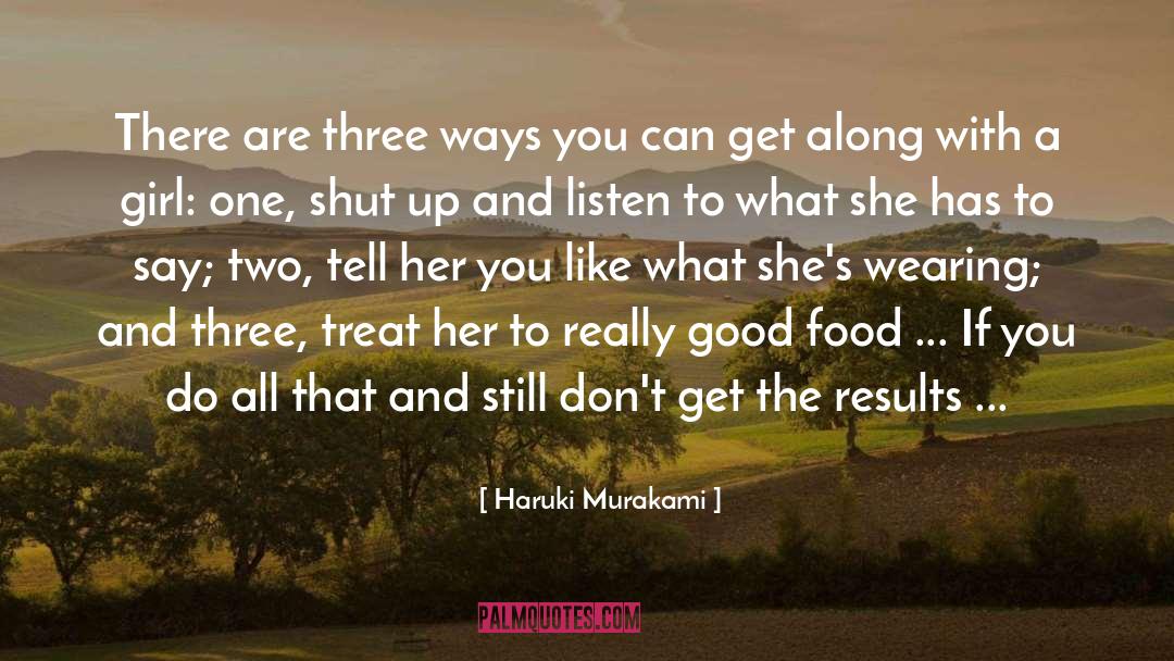Good Food quotes by Haruki Murakami