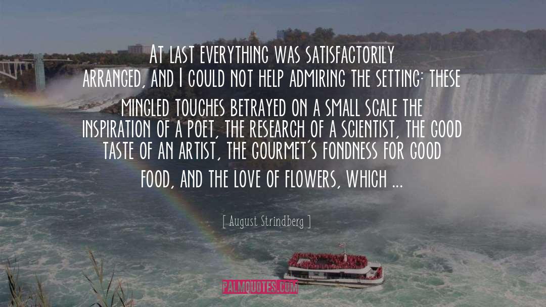 Good Food quotes by August Strindberg