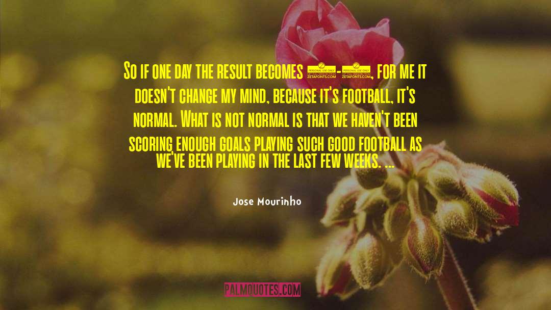 Good Football quotes by Jose Mourinho