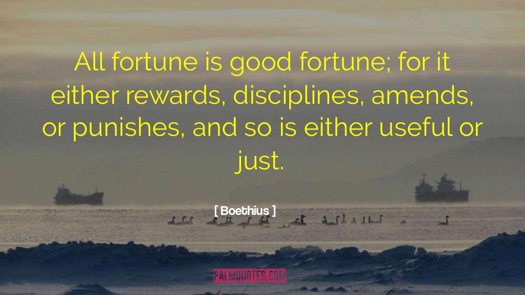 Good Fortune Teller quotes by Boethius
