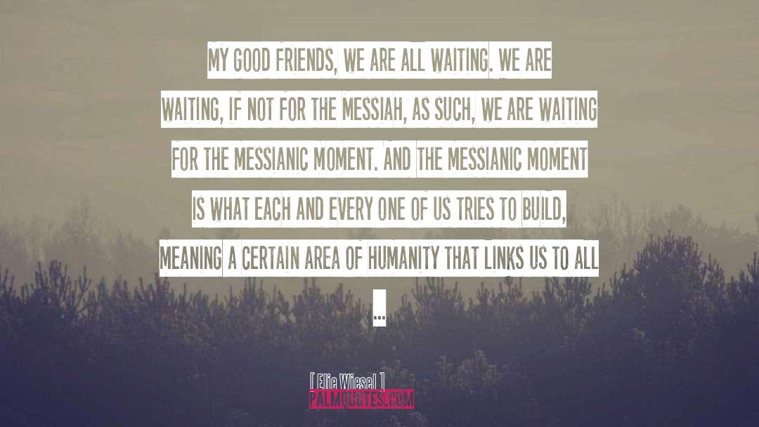 Good Friend quotes by Elie Wiesel