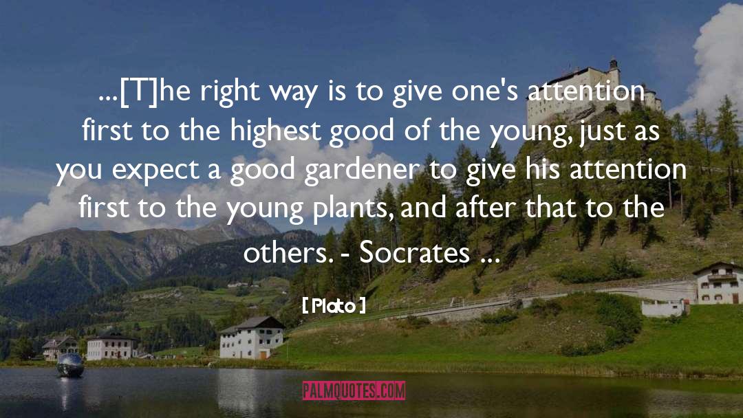 Good Gardener quotes by Plato