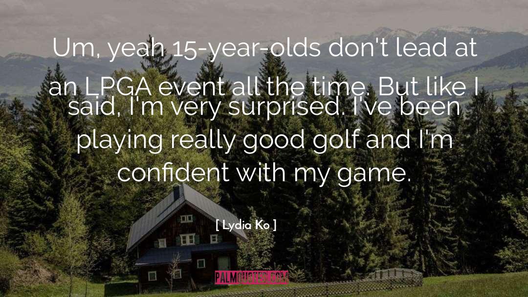 Good Golf quotes by Lydia Ko