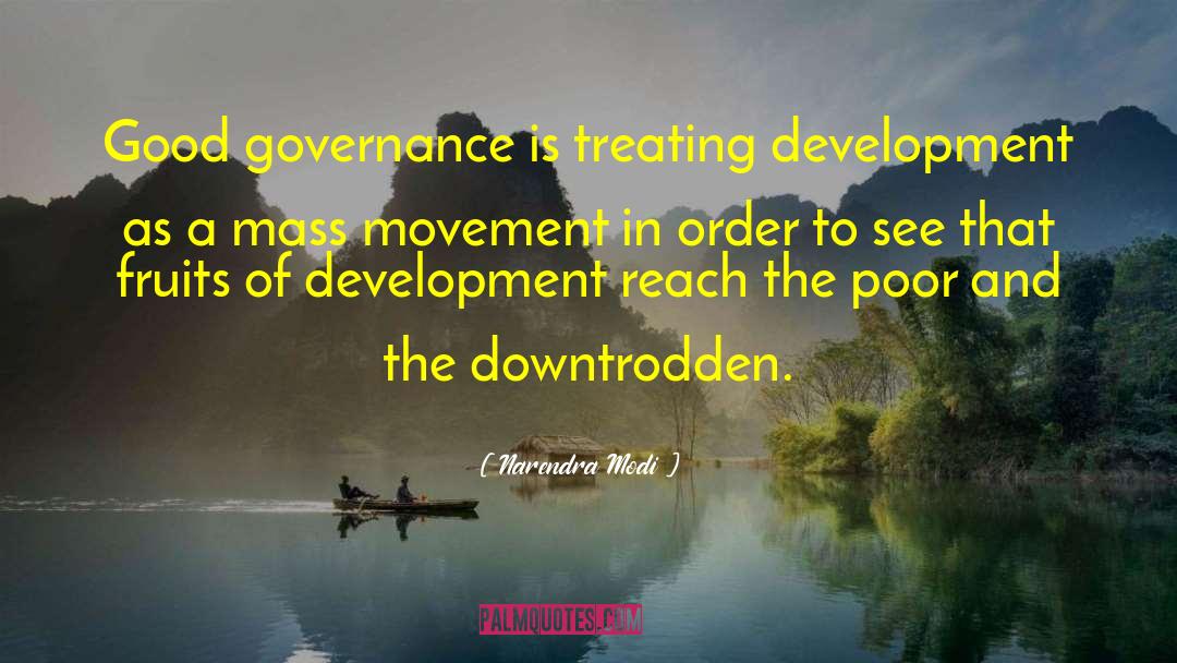 Good Governance quotes by Narendra Modi