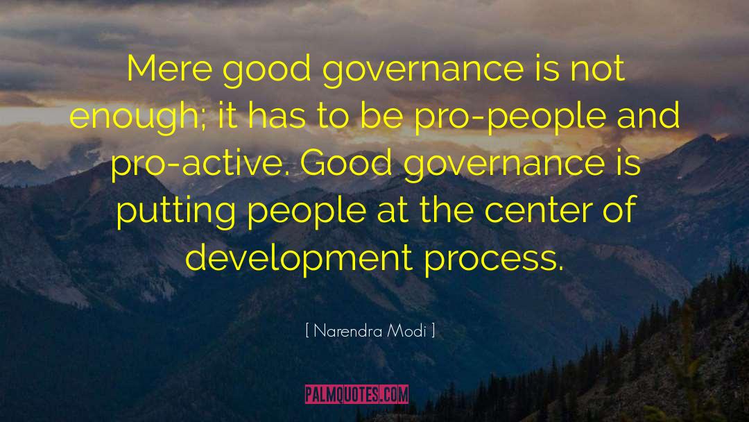 Good Governance quotes by Narendra Modi