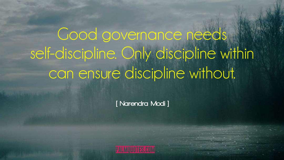 Good Governance quotes by Narendra Modi