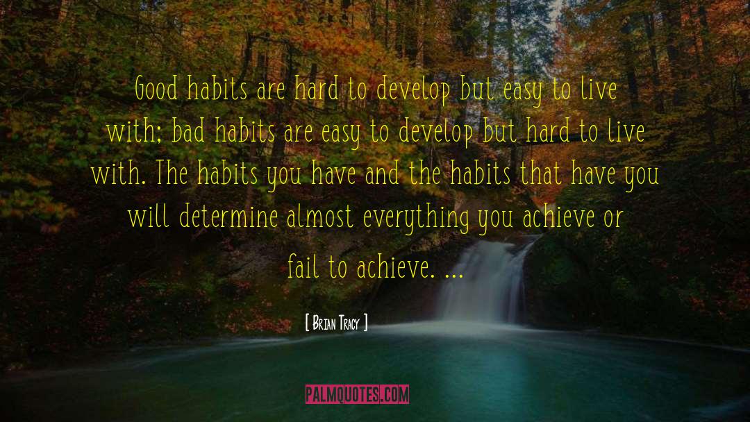 Good Habits quotes by Brian Tracy