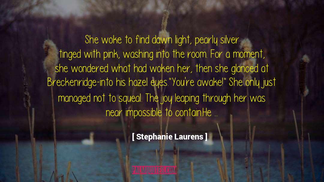 Good Hazel Eyes quotes by Stephanie Laurens