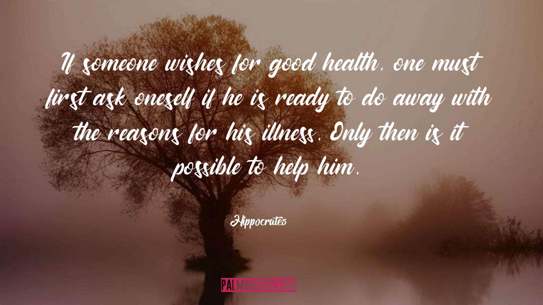 Good Health quotes by Hippocrates