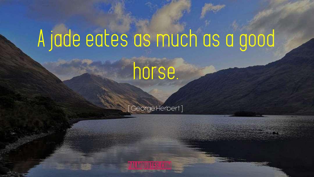 Good Horse quotes by George Herbert