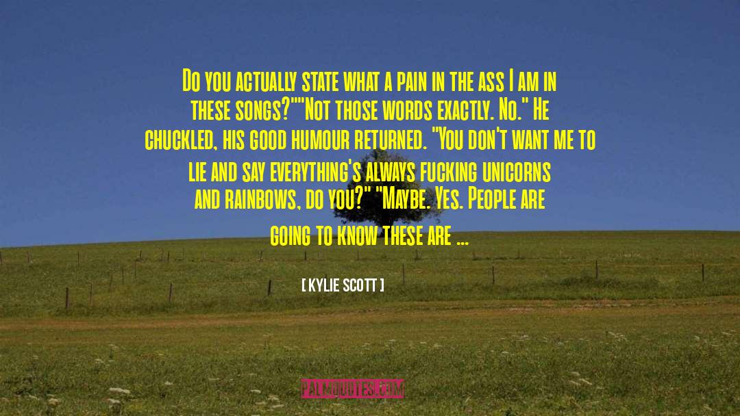 Good Humour quotes by Kylie Scott