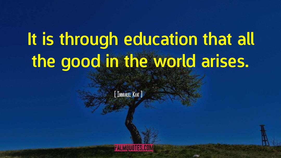 Good In The World quotes by Immanuel Kant