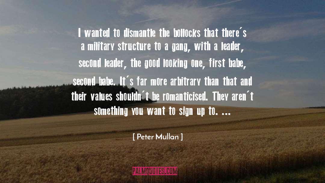 Good Leader quotes by Peter Mullan