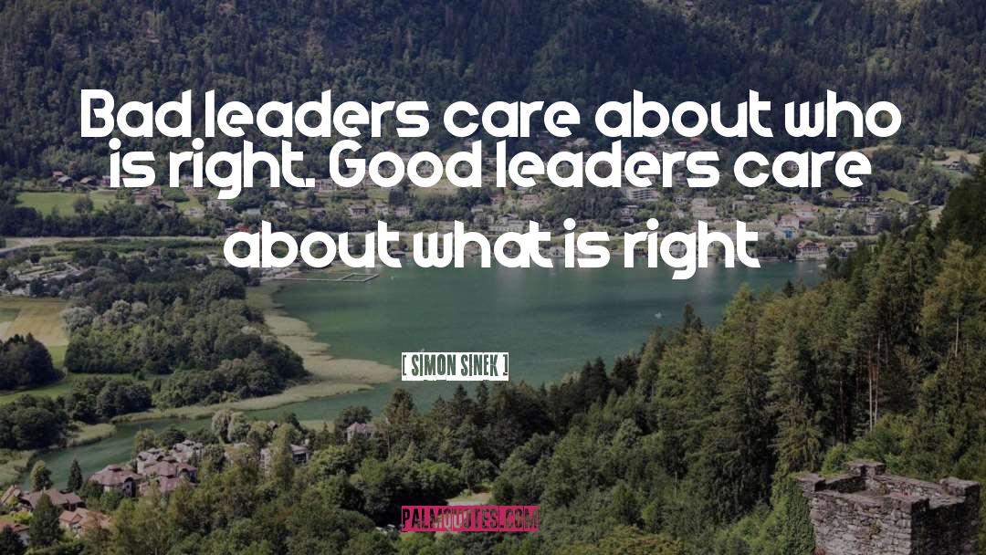 Good Leaders quotes by Simon Sinek