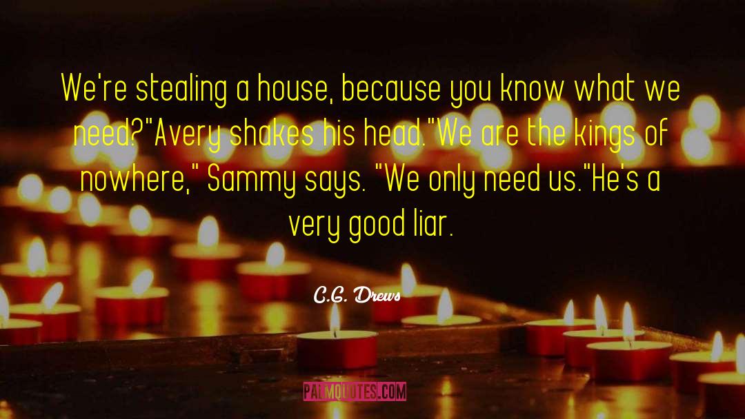 Good Liar quotes by C.G. Drews