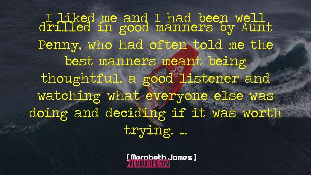 Good Listener quotes by Merabeth James